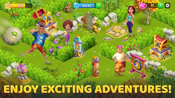 Bermuda Adventures: เกมฟาร์ม MOD