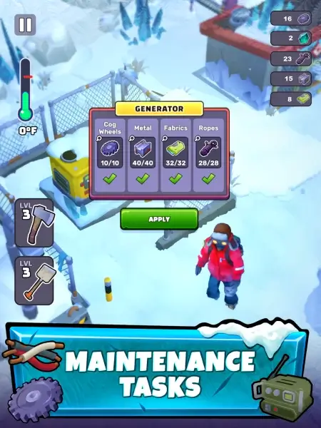 Frost World - Snow Survival MOD